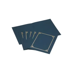 Geographics Awards & Certificates<Certificate Holders, 8.5" x 11", Navy Blue, 6/Pack (GEO45332)