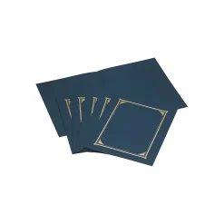 Geographics Awards & Certificates<Certificate Holders, 8.5" x 11", Navy Blue, Pack (GEO45332)