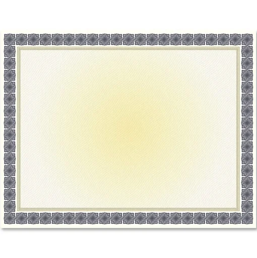 Geographics Awards & Certificates<Kensington Graduation Certificates, 8.5" x 11", Blue and Gold, 15/Pack (48673)