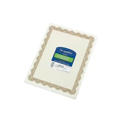 Geographics Awards & Certificates<Optima Gold Award Certificates, 8.5" x 11", White/Gold, 25/Pack (GEO39451)