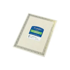 Geographics Awards & Certificates<Serpentine Award Certificates, 8.5" x 11", Natural, 12/Pack (GEO44407)