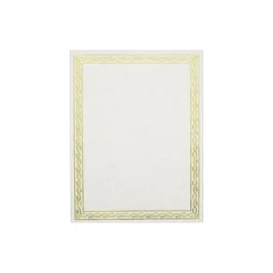 Geographics Awards & Certificates<Serpentine Award Certificates, 8.5" x 11", Natural, 12/Pack (GEO44407)