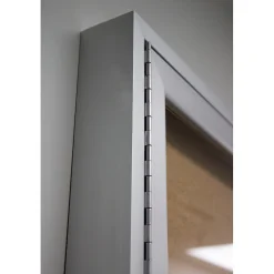 Ghent Bulletin<4' H x 5' W Enclosed Natural Cork Bulletin Board with Satin Frame, 2 Door (PA24860K)