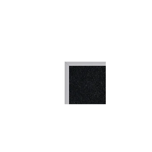 Ghent Bulletin<4' H x 6' W Recycled Bulletin Board with Aluminum Frame, Black (ATR46-BK)