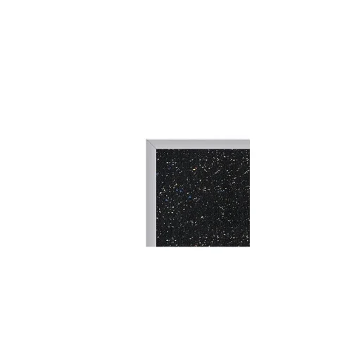 Ghent Bulletin<3' H x 4' W Recycled Bulletin Board with Aluminum Frame, Confetti (ATR34-CF)