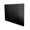 Ghent Dry Erase<Aria 4'H x 6'W Low Profile Glass Whiteboard, Black (ARIASN46BK)
