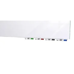 Ghent Dry Erase<Aria Low Profile Glass Whiteboard, 4'H x 5'W, White (ARIASN45WH)