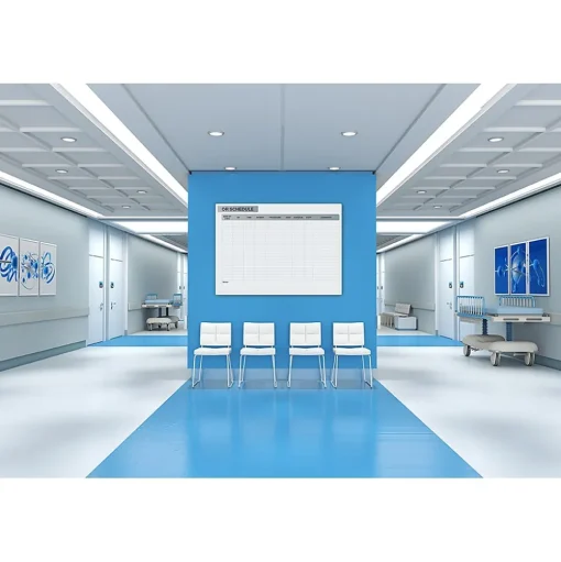 Ghent Dry Erase<Aria OR Schedule Glass Dry-Erase Whiteboard, 3'H x 4'W (GRPARIASN13S-34)