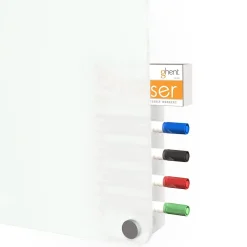 Ghent Dry Erase<Harmony OR Schedule Magnetic Glass Dry-Erase Whiteboard, 4'H x 6'W (GRPHMYSM13S-46)