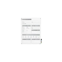 Ghent Dry Erase<Harmony Patient Room Glass Dry-Erase Whiteboard, 24"H x 18"W (GRPHMYRN11P-18)
