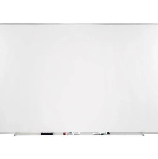 Ghent Dry Erase<M1 Series Porcelain Dry-Erase Whiteboard, Aluminum Frame, 10' x 4' (M1-410-4)