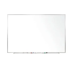 Ghent Dry Erase<Magnetic Porcelain Whiteboard, Aluminum Frame, 3' H x 4' W (M1-34-1)