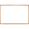 Ghent Dry Erase<Non-Magnetic Dry-Erase Whiteboard, Wood Frame, 18" x 24" (GH-M2W181)