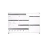 Ghent Dry Erase<Slide Changeable Patient Room Glass Dry-Erase Whiteboard, 24"H x 36"W (GRPHMYRNFM11P-23-12H)
