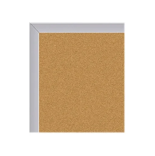 Ghent Bulletin<Traditional Cork Bulletin Board, Aluminum Frame, 4' x 3' (1334-1)