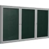 Ghent Bulletin<Vinyl Bulletin Board, Satin Frame, 6' x 4' (PA34872VX-183)