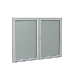 Ghent Bulletin<Vinyl Enclosed Bulletin Board, Satin Frame, 3'H x 4'W (PA23648VX-193)