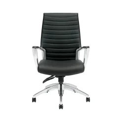 Global Office Chairs<Accord Vinyl Computer and Desk Chair, Black (26704ALA16F)