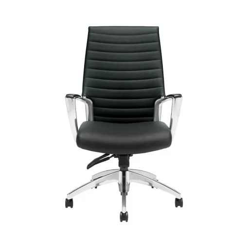 Global Office Chairs<Accord Vinyl Computer and Desk Chair, Black (26704ALA16F)