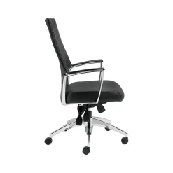 Global Office Chairs<Accord Vinyl Computer and Desk Chair, Black (26704ALA16F)