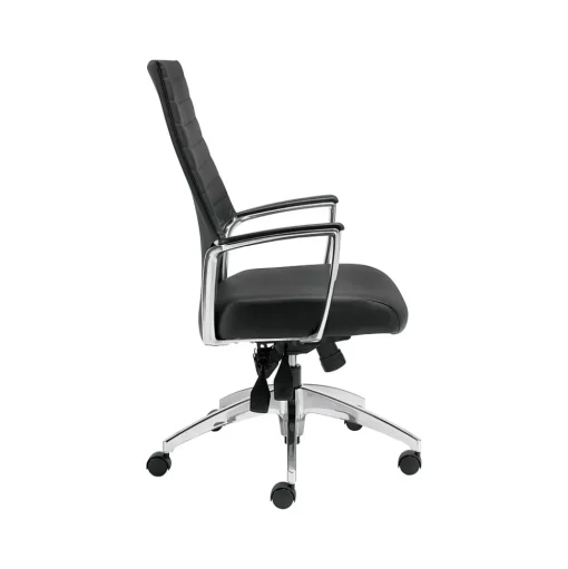 Global Office Chairs<Accord Vinyl Computer and Desk Chair, Black (26704ALA16F)