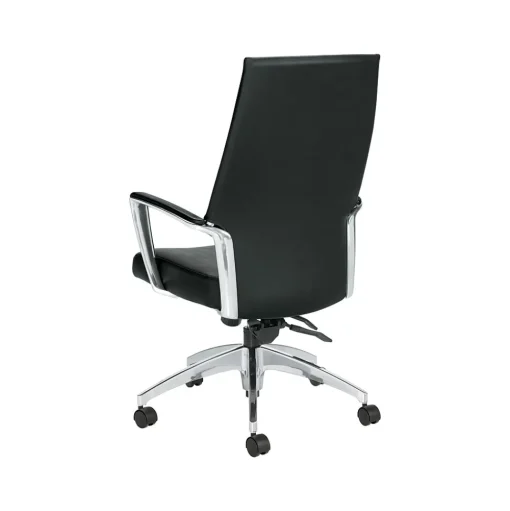 Global Office Chairs<Accord Vinyl Computer and Desk Chair, Black (26704ALA16F)