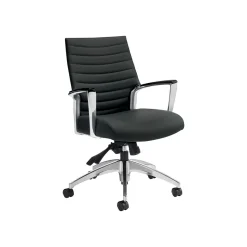 Global Office Chairs<Accord Vinyl Executive Chair, Ink Black (26714ALA16F)