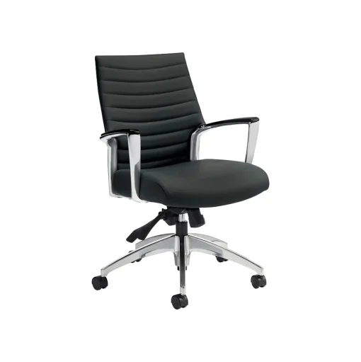 Global Office Chairs<Accord Vinyl Executive Chair, Ink Black (26714ALA16F)