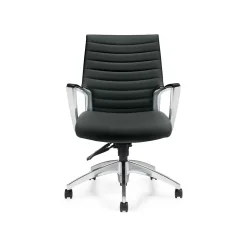 Global Office Chairs<Accord Vinyl Executive Chair, Ink Black (26714ALA16F)
