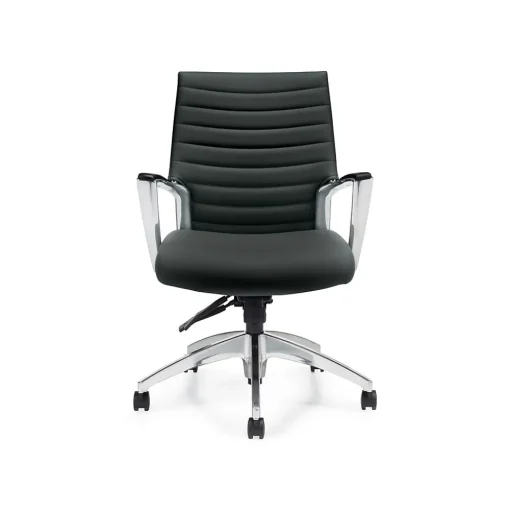 Global Office Chairs<Accord Vinyl Executive Chair, Ink Black (26714ALA16F)
