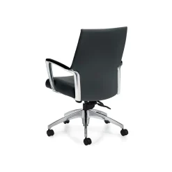 Global Office Chairs<Accord Vinyl Executive Chair, Ink Black (26714ALA16F)