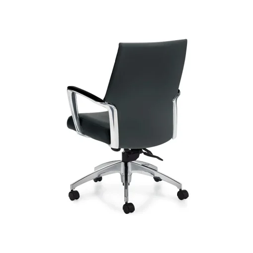 Global Office Chairs<Accord Vinyl Executive Chair, Ink Black (26714ALA16F)