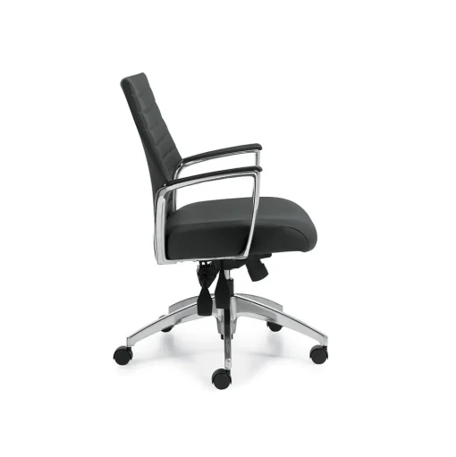 Global Office Chairs<Accord Vinyl Executive Chair, Ink Black (26714ALA16F)
