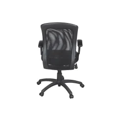 Global Office Chairs<Airflow Ergonomic Leather Swivel Manager Chair, Black (9339BK)