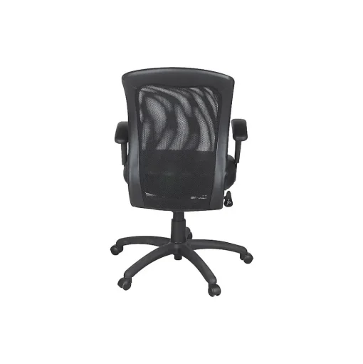Global Office Chairs<Airflow Ergonomic Leather Swivel Manager Chair, Black (9339BK)
