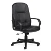 Global Office Chairs<Arno High Back Tilter Custom Leather Chair, Black