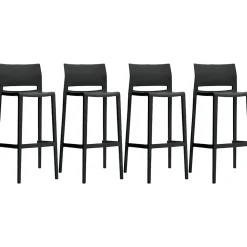 Global Folding & Stacking<Bakhita Plastic Banquet/Reception Chair, Char 4/Carton (6754CHA)