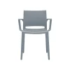 Global Folding & Stacking<Bakhita Polypropylene Banquet/Reception Chair, Alloy, 4/Carton (6750ALY)