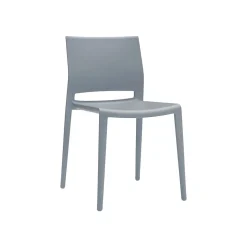 Global Folding & Stacking<Bakhita Polypropylene Banquet/Reception Chair, Alloy 4/Carton (6751ALY)