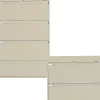 Global File Cabinets<4-Drawer Lateral File Cabinet, Desert Putty