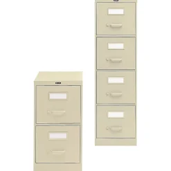 Global File Cabinets<2-Drawer Vertical File Cabinet, 25"D (P25-201)