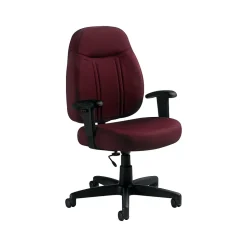 Global Office Chairs<Fabric Task Chair, Burgundy (9330BK-JN07)