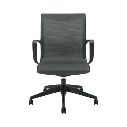 Global Office Chairs<Solar Mesh Conference Chair, Gray/Black (8456STM)