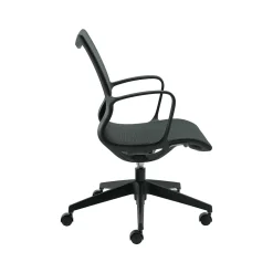 Global Office Chairs<Solar Mesh Conference Chair, Gray/Black (8456STM)