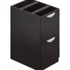 Offices to go File Cabinets<Global Superior 2-Drawer Vertical File Cabinet, Letter Size, Lockable, 28"H x 16"W x 22"D, Espresso (TDSL22FF-AEL)
