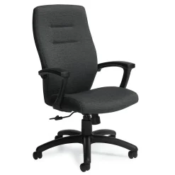 Global Office Chairs<Synopsis Jenny Fabric High Back Tilter Chair, Charcoal