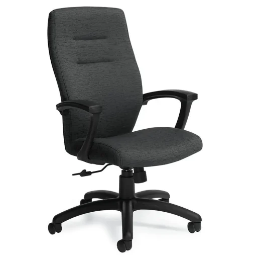 Global Office Chairs<Synopsis Urban Fabric High Back Tilter Chair, White Sand