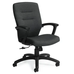 Global Office Chairs<Synopsis Urban Fabric Medium Back Tilter Chair, Gravel Road