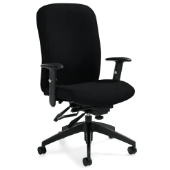 Global Office Chairs<Truform Jenny Fabric Heavy Duty High Back Multi-Tilter Chair, Vermilion