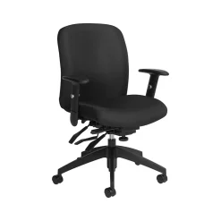 Global Office Chairs<Truform TS Fabric Big & Tall Office Chair, Ebony (TS54513SCBKJN02)